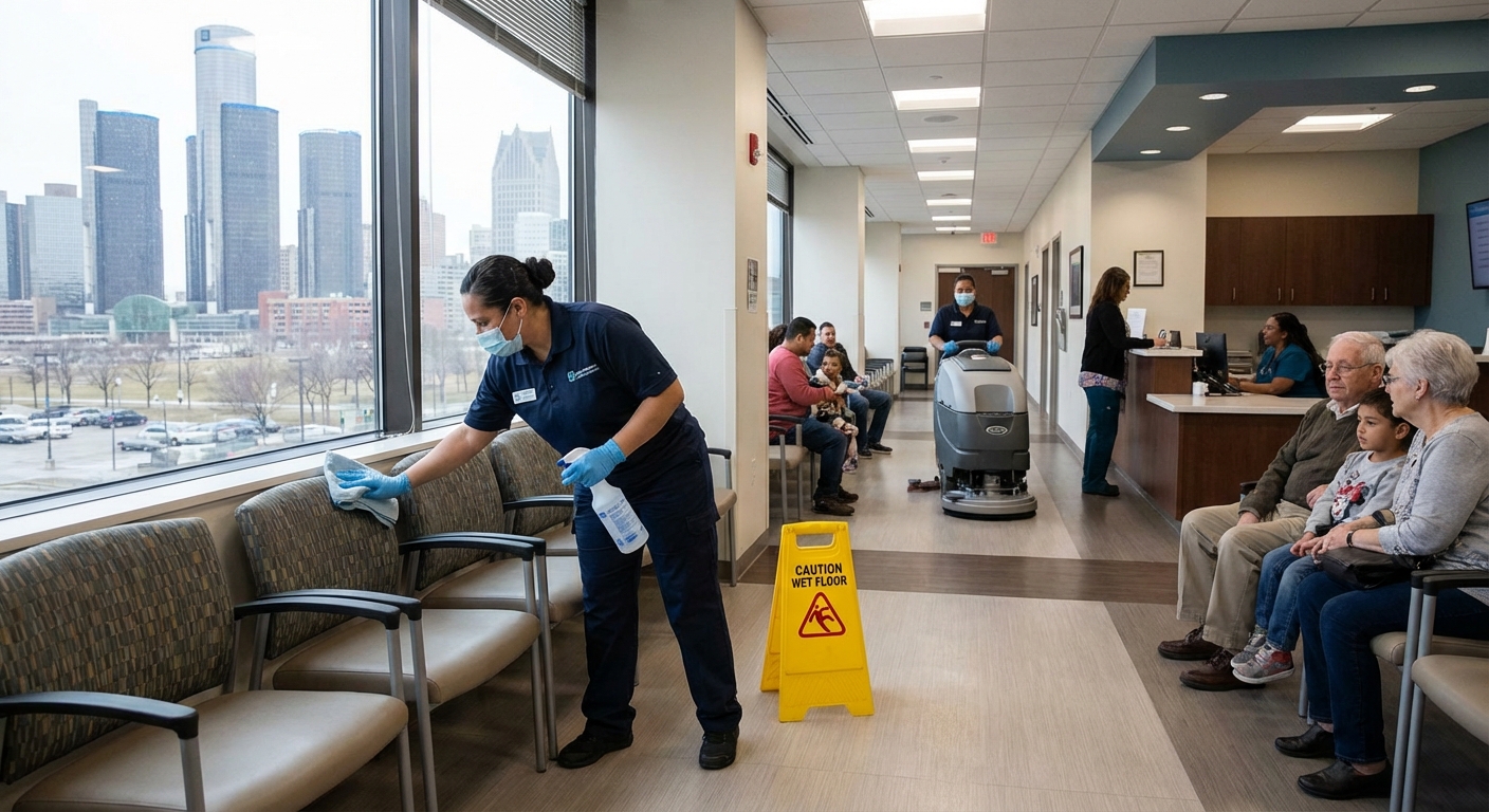 Professional medical cleaning services for Detroit medical facilities ensure compliance and patient safety