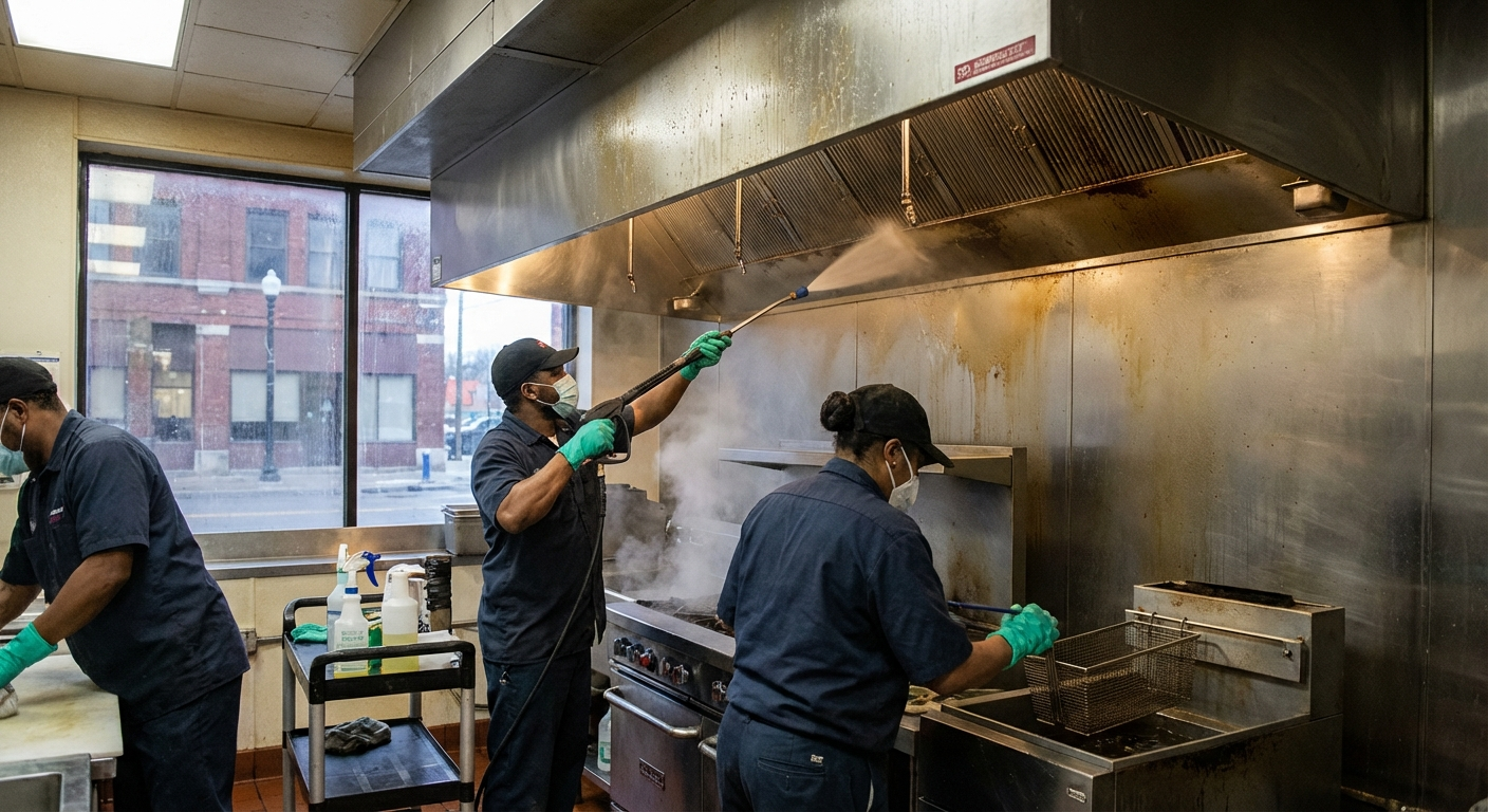 Detroit restaurant professional deep cleaning scheduling and compliance